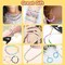 12220 pieces Clay Beads Clay Bead Bracelet Kit, 96 Colors Beads 6mm Flat Round Clay Heishi Beads for Bracelerts with Letter Beads Charm and Elastic Strings Friendship Bracelet Making Kit for Girls
